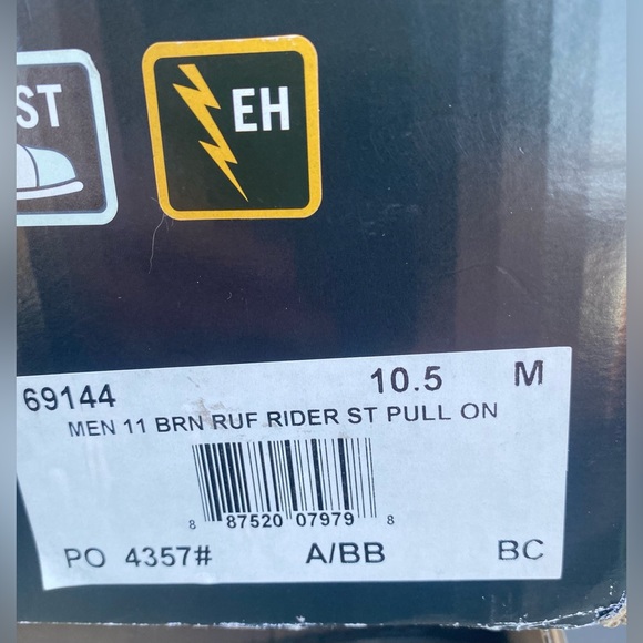 Georgia Boot Carbo-Tec LT Steel Toe Waterproof Pull On Work Boot Black & Brown. - Picture 1 of 9